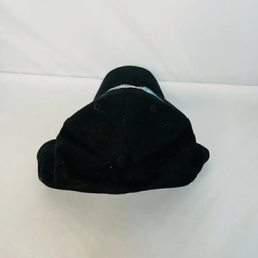 Daytona Turkey Run Baseball Cap Hat Black Hook & Loop Adjustable  Very good cond